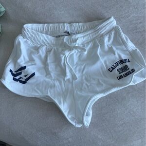Zara White Women Shorts